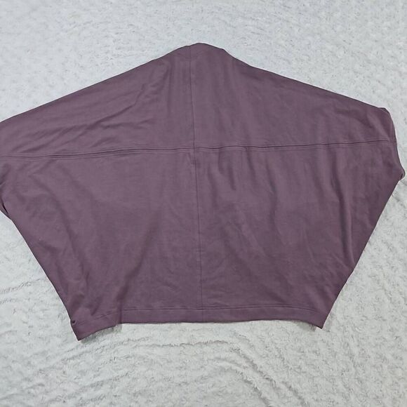 Athleta womens size medium oversize lilac purple Cocoon Wrap with pockets - Picture 9 of 10